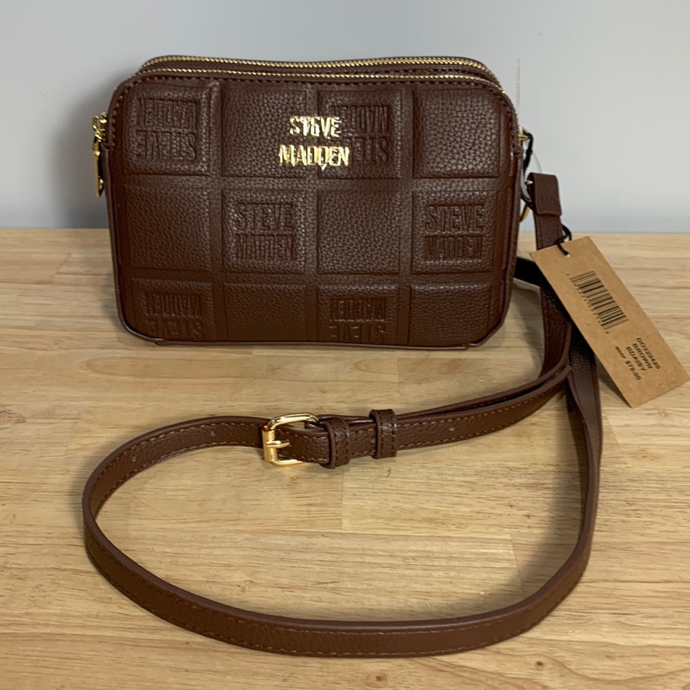 Steve Madden DO329420 Brown BDAISY cross body purse handbag new with tags